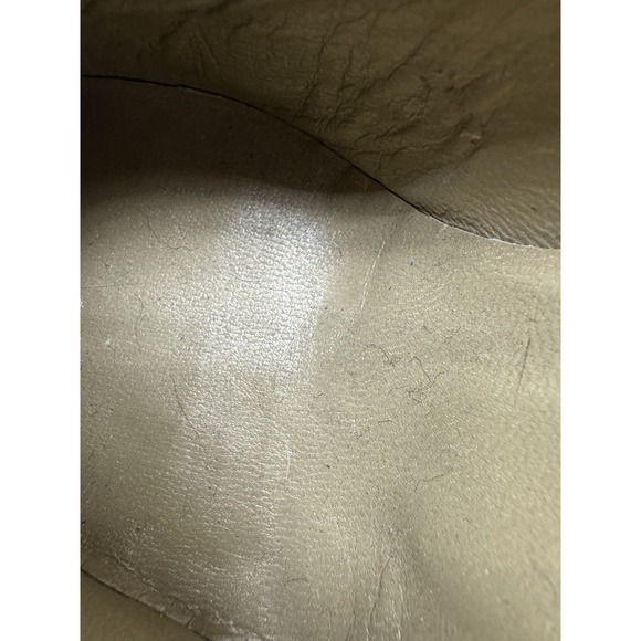 Vintage Yves Saint Laurent Pumps Size 7 M Black & Gold Suede‎ - Picture 9 of 10